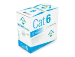 Kabel U/UTP kat.6, teleinformatyczny, linka, PVC, Eca 4x2x25/7 AWG, szary, 305m - ALANTEC