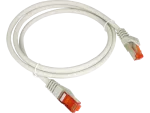 Patch-cord F/UTP kat.6 PVC 0.25m szary ALANTEC