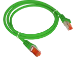 Patch-cord F/UTP kat.6 PVC 0.25m zielony ALANTEC