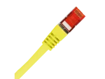 Patch-cord S/FTP kat.6A LSOH 3.0m żółty ALANTEC