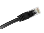 Patch-cord U/UTP kat.6A LSOH 5.0m czarny ALANTEC