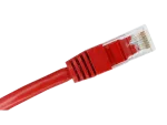 Patch-cord U/UTP kat.6A LSOH 5.0m czerwony ALANTEC