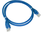 Patch-cord U/UTP kat.6A LSOH 5.0m niebieski ALANTEC