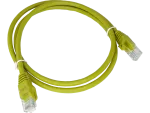 Patch-cord U/UTP kat.6A LSOH 3.0m żółty ALANTEC