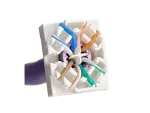 Moduł keystone RJ45 beznarzędziowy STP kat.6A PoE+ ALANTEC Plus - badanie jakości INTERTEK (USA) - PODWYŻSZONE PARAMETRY TRANSMISYJNE