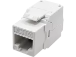Moduł keystone RJ45 beznarzędziowy UTP kat.5e, SLIM, kolor biały ALANTEC