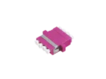Adapter światłowodowy multimodowy OM4 LC quad ALANTEC