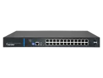 Zarządzalny przełącznik L2 (switch) 24 porty RJ45 PoE+ 1Gb/s + 2 porty SFP Uplink 1Gb/s + 1 port konsolowy RJ45 (budżet mocy 250W) ALANTEC
