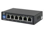 Niezarządzalny przełącznik (switch) 6xRJ45 - 4 porty RJ45 PoE+ 1Gb/s + 2 porty RJ45 Uplink 1Gb/s (budżet mocy 60W) ALANTEC