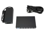 Niezarządzalny przełącznik (switch) 6xRJ45 - 4 porty RJ45 PoE+ 100Mb/s + 2 porty RJ45 Uplink 100Mb/s (budżet mocy 60W) ALANTEC