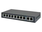Niezarządzalny przełącznik (switch) 10xRJ45 - 8 portów RJ45 PoE+ 100Mb/s + 2 porty RJ45 Uplink 1Gb/s (budżet mocy 96W) ALANTEC