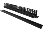 Organizator kabli 1U 19" z pokrywą maskującą ALANTEC