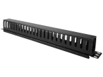 Organizator kabli 1U 19" z pokrywą maskującą ALANTEC