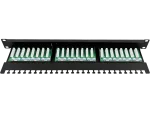 Patch panel UTP kat.6, 24 porty LSA z półką 1U ALANTEC