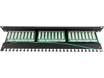 Patch panel STP kat.5e 24 porty LSA 1U ALANTEC