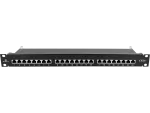 Patch panel STP kat.6 24 porty LSA 1U ALANTEC
