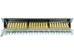 Patch panel STP kat.6 24 porty LSA 1U ALANTEC
