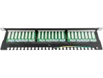 Patch panel OPTIMUM STP kat.5e 24 porty 0.5U ALANTEC