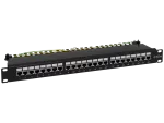 Patch panel NAVI LED STP kat.6 24 porty LSA 1U ALANTEC