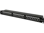 Patch panel 1U/19 cali STP ekranowany 24 porty kat. 5E złącza LSA półka montażowa Q-LANTEC