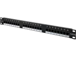Patch panel 1U/19 cali UTP nieekranowany 24 porty kat. 5E złącza LSA Q-LANTEC