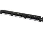 Patch panel 1U/19 cali UTP nieekranowany 24 porty kat. 6 złącza LSA Q-LANTEC