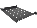Półka stała 19" 1U głęb. 350mm, czarna, 4 punkty mocowania ALANTEC