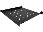 Półka stała 19" 1U głęb. 450mm, czarna, 4 punkty mocowania ALANTEC
