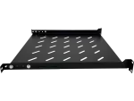 Półka stała 19" 1U głęb. 450mm, czarna, 4 punkty mocowania ALANTEC