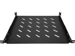Półka stała 19" 1U głęb. 450mm, czarna, 4 punkty mocowania ALANTEC