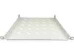 Półka stała 19" 1U głęb. 450mm, kolor szara, 4 punkty mocowania ALANTEC