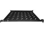 Półka stała 19" 1U głęb. 550mm, czarna, 4 punkty mocowania ALANTEC
