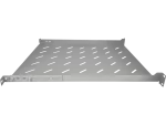 Półka stała 19" 1U głęb. 550mm, kolor szara, 4 punkty mocowania ALANTEC