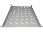 Półka stała 19" 1U głęb. 550mm, kolor szara, 4 punkty mocowania ALANTEC