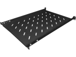 Półka stała 19" 1U głęb. 650mm, czarna, 4 punkty mocowania ALANTEC