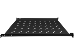 Półka stała 19" 1U głęb. 650mm, czarna, 4 punkty mocowania ALANTEC