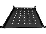 Półka stała 19" 1U głęb. 650mm, czarna, 4 punkty mocowania ALANTEC