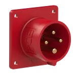 Wtyczka tablicowa prosta 16A 4P 400V IP44