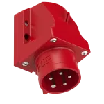 Wtyczka odbiornikowa zwrotnica faz 16A 400V 3P+Z+N