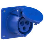 Gniazdo tablicowe proste TWIST 16A 230V 2P+Z 75x75mm