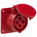 Gniazdo tablicowe proste TWIST 16A 400V 3P+Z 75x75mm