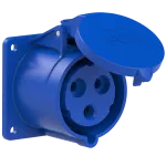 Gniazdo tablicowe proste TWIST 32A 230V 2P+Z 75x75mm