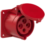 Gniazdo tablicowe proste TWIST 32A 400V 3P+Z 75x75mm