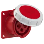 Gniazdo tablicowe proste POWER TWIST IP67 16A 400V 3P+Z 75x75mm