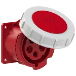 Gniazdo tablicowe proste POWER TWIST IP67 32A 400V 3P+Z+N 75x75mm