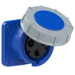 Gniazdo tablicowe proste POWER TWIST IP67 63A 230V 2P+Z 100x100mm