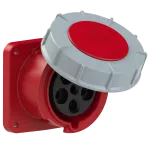 Gniazdo tablicowe proste POWER TWIST IP67 63A 400V 3P+Z+N 100x100mm