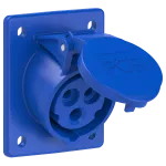 Gniazdo tablicowe skośne TWIST 16A 3P 230V 6h IP44/54 70x85mm