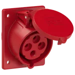 Gniazdo tablicowe skośne TWIST 32A 400V 3P+Z 80x97mm