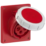 Gniazdo tablicowe skośne POWER TWIST 16A 4P 400V 6h IP67 70x85mm